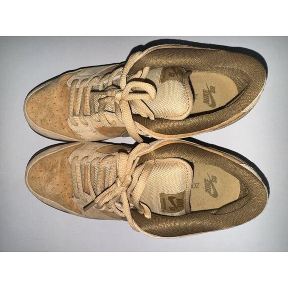 Nike Low Dunk Pro SB Reverse Reese Forbes Wheat Sneakers 2017. Size 10M, W/ CoA. - Picture 7 of 16